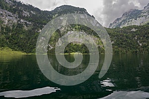 The KÃ¶nigssee, a natural lake in Germany