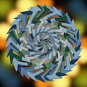 :::::::::::::::::::::: l abstract design features a swirling pattern of