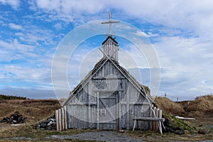 L`Anse aux Meadows - Viking`s settlement, Newfoundland, Canada