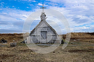 L`Anse aux Meadows - Viking`s settlement, Newfoundland, Canada