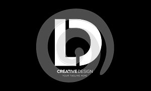 L D creative monogram logo design