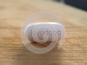 L-DOPA Levodopa pill for Parkinsons disease