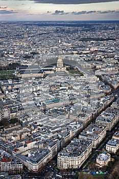 L`hotel national des Invalides in the evening