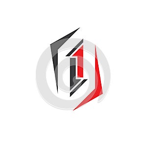 l,i letter logo business vector