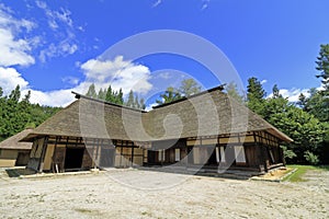 L shaped Japanese house photo
