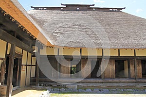 L shaped Japanese house photo