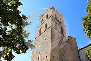 L'ÃÂ©glise Notre-Dame del Prat, ArgelÃÂ¨s-sur-Mer, France photo