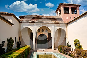 La Alcazaba gardens in Malaga