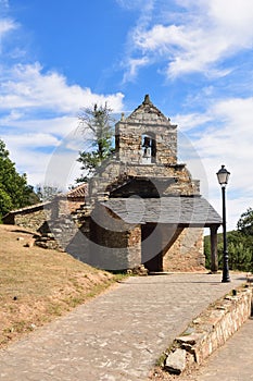 La Asuncion church of Flechas, La Culebra mountain, Aliste, Zamora province, Castile and Leon, Spain photo
