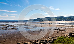 La Baie low tide bay in Saguenay Quebec Canada