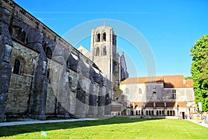 La Basilique de Vezelay, most important monument in Vezeley, one of the most beautiful village of France