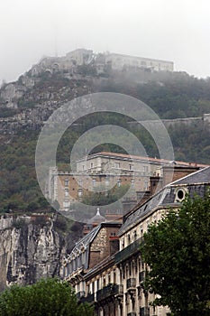 La Bastille Hill and fortress in Grenoble