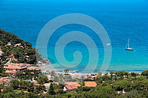 La Biodola beach, Procchio, Elba island. Italy