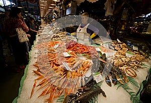 La Boqueria Market in Barcelona