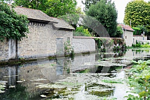 La Bouzaise River, Beaune, CÃ´te-dâ€™Or, Bourgogne (Burgundy), France