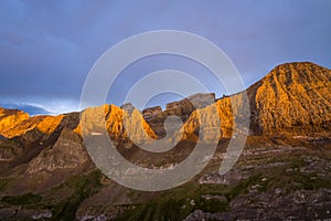 La Breche de Roland , Europe, France, Occitanie, Hautes-Pyrenees, in summer on a sunny day