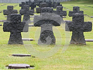 La Cambe German war cemetery, France photo