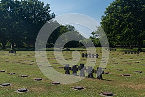 La Cambe German war cemetery in Normandy, France