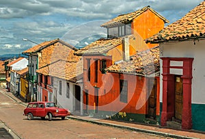 La Candelaria, historic neighborhood in downtown Bogota, Colombia photo