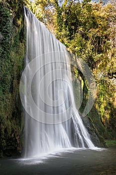 La Caprichosa waterfall, Monasterio de Piedra, Nuevalos, Zaragoza, Spain photo