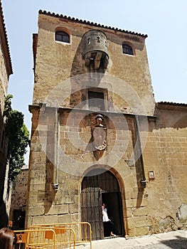 La casa de los SolÃÂ­s, o del Sol, tambiÃÂ©n llamado Palacio SolÃÂ­s,. CÃÂ¡ceres, Extremadura photo