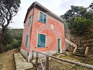 La Casa Dei Doganieri The Coastguard`s House from Eugenio Montale poet photo