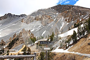 La Casse dÃÂ©serte, bald slopes in french Queyras Natural Park photo