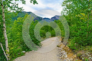 La Chouenne Trail, in Grands-Jardins National Park, Quebec