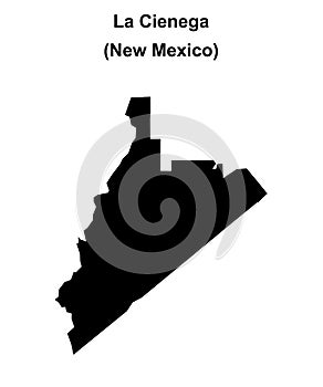 La Cienega outline map