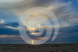 La Cinta Beach, Divine dawn, San Teodoro, Sardinia, Italy. photo