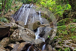 La coca waterfall