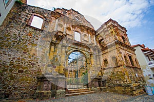 La Compania church in casco viejo district, in