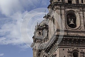 La Compania de Jesus church on Plaza de Armas square in Cuzco, P