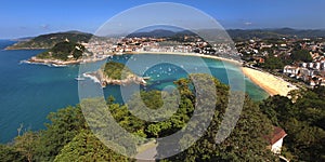 La Concha Bay, San SebastiÃ¡n, Spain