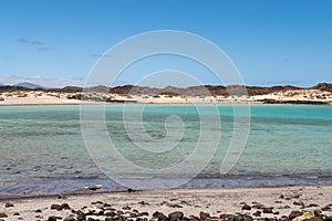 La Concha beach, Lobos island, near Fuerteventura