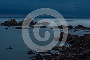 La Corbiere Lighthouse storm long exposure