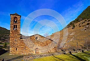 La Cortinada church in Ordino of Andorra