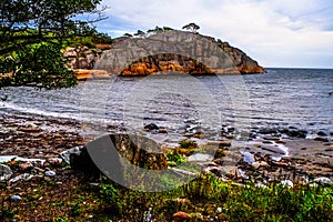 La costa de Sandefjord al sur de Noruega photo