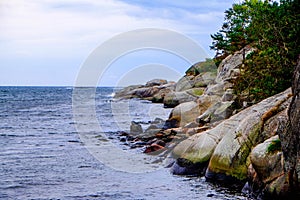 La costa de Sandefjord al sur de Noruega photo