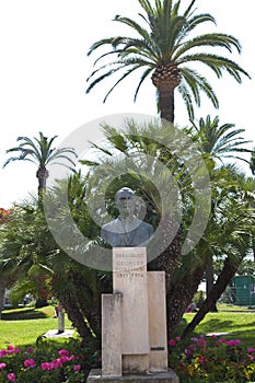 Geroge pompidou monument at la Croisette boulevard in Cannes photo