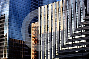 La defense Paris business district offices buildings and hotels