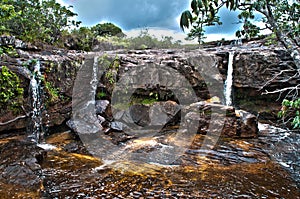 Little waterfalls HDR photo