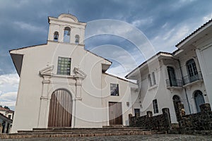 La Ermita church in colonial city Popayan photo
