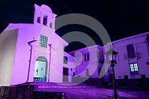 La Ermita church in colonial city Popayan photo