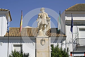 Monumento a MartÃÂ­n Alonso PinzÃÂ³n, Palos de La Frontera, Almonte, Huelva photo