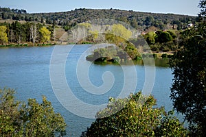 La Falda, tourist city in the mountains of Cordoba, Argentina photo