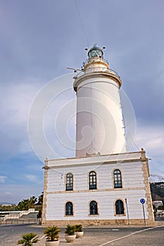 La Farola lighthouse in Malaga