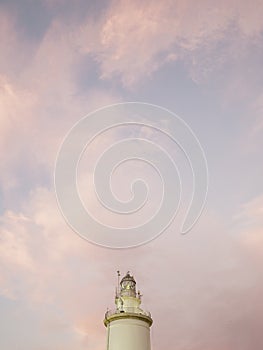La Farola Malaga historic lighthouse photo