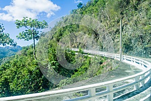 La Farola road between Guantanamo and Baracoa, Cu photo