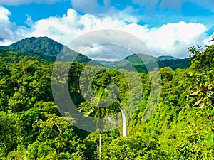 La Fortuna de San Carlos waterfall, Arenal volcano national park